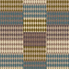 Alternative Flooring Quirky Patch Strip Blue Runner by Margo Selby