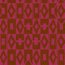 Alternative Flooring Lucienne Day Authentic Squares and Diamonds Runner