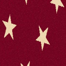 Alternative Flooring Quirky Stars Red Sky Runner
