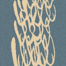 Alternative Flooring  Quirky Waterlake Blue Runner by Ella Doran